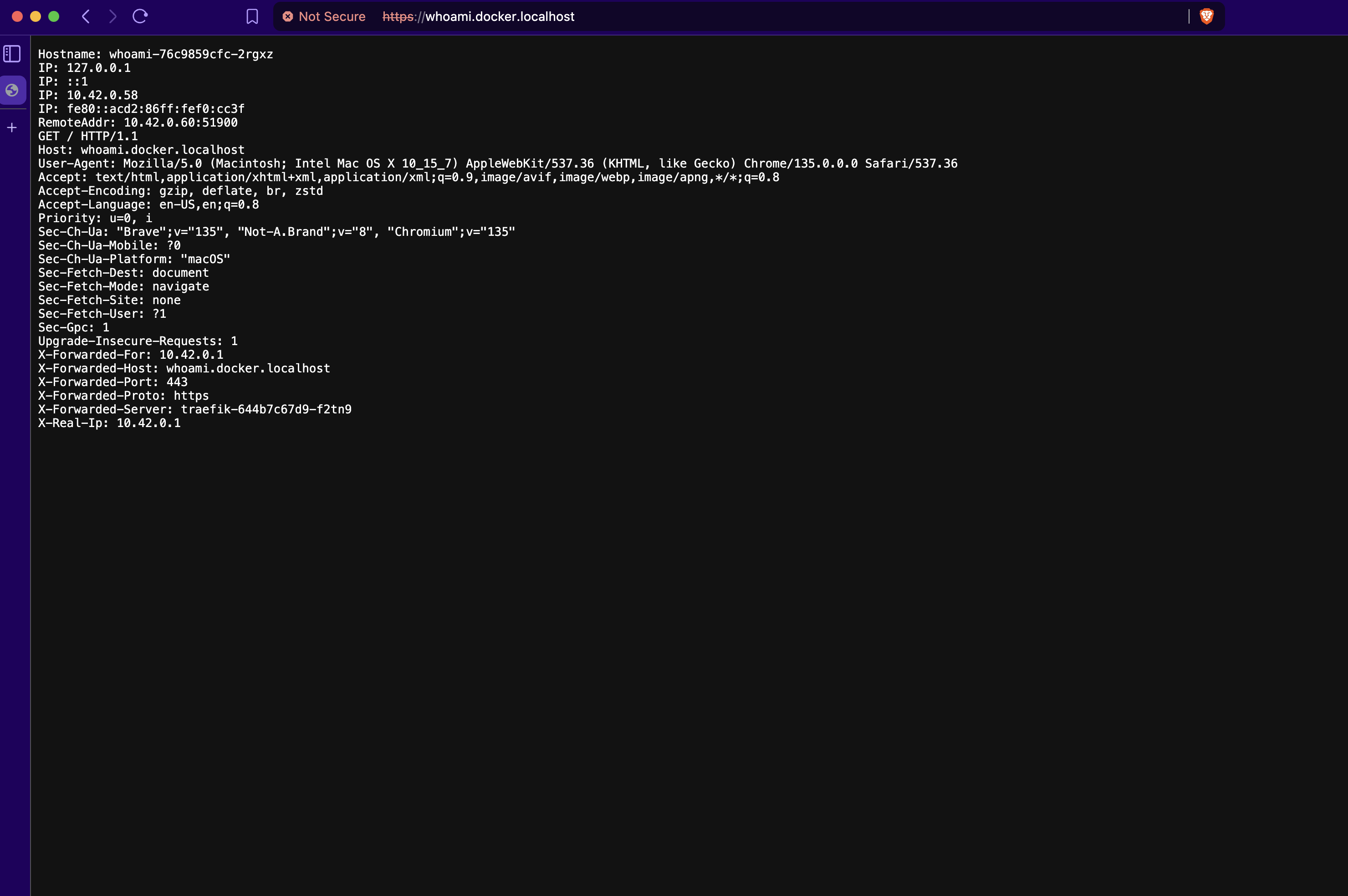 Whoami 服务